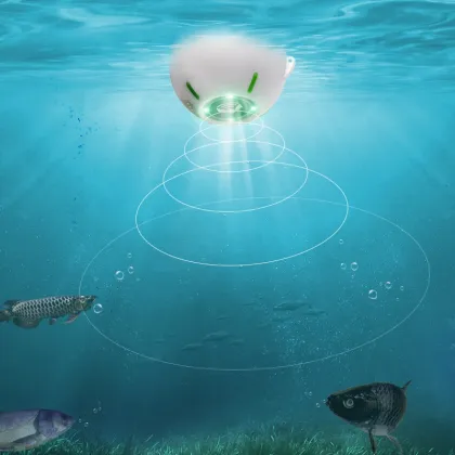 Wholesale depth 0.6m-40m 125KHz sonar portable fish finder deeper for boats fishing