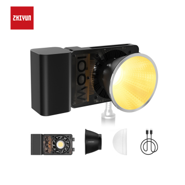 ZHIYUN CINEPEER CX100 LED ضوء الفيديو للتصوير الفوتوغرافي الاحترافي والاستوديوهات الاستوديو