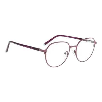 LM1027 2023 New Retro Round Metal Optical Glasses Frame