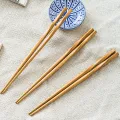 Bacchette di bambù intrecciate carbonizzate con logo personalizzato