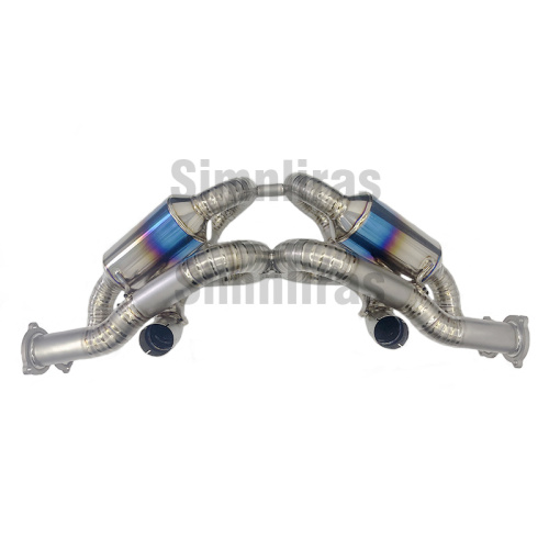 Ferrari 430 F430 05-09 AVT-Titan-Auspuff mit Ventilen