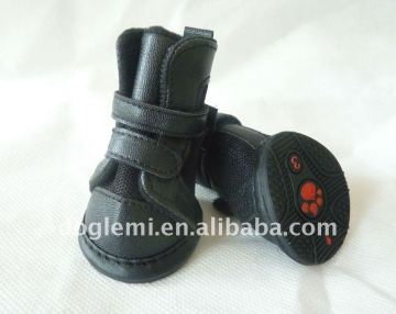 Art Leather dog shoes