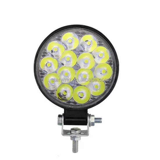 42W 14LED 6000K 4200LM Circular Waterproof LED Work Light for Off-Road Vehicles