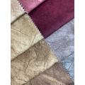 Tissu velours effet marbre vintage pour revêtement de canapé