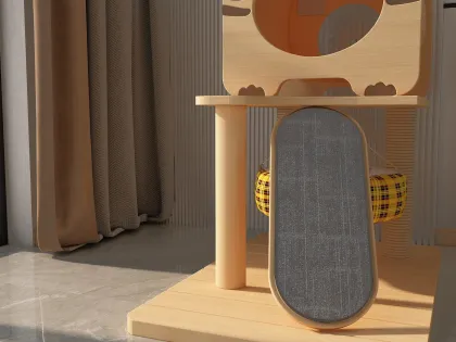 Tiger-Head Shaped Cat Nest