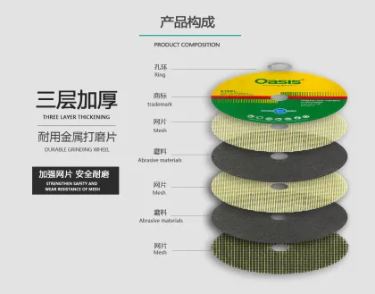 OASIS 7\" 180X6X22.23 Metal Grinding Disc