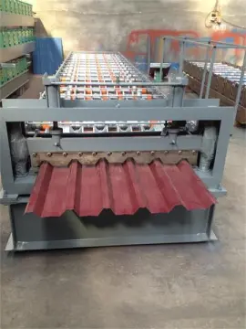 New Type Two Trapezoidal double layer glazed roof roll forming line