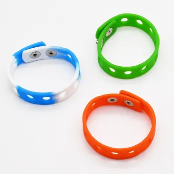 Sports Wristband Silicone Bracelet Rubber Colorful