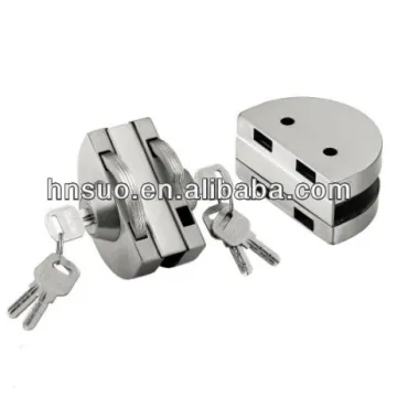 stainless steel frameless commercial glass door lock