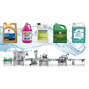 China Automatic Servo Motor Gear Liquid Detergent Resin Filling Equipment Machine