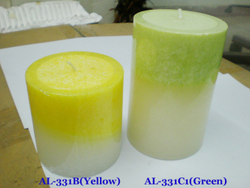 Led color changing candle with fragrance