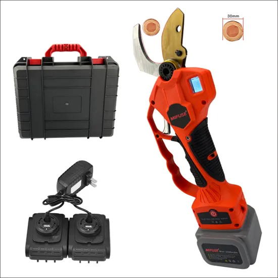Hot Sale 30mm Foldable Electric Pruners: Portable and Cordless Tree Scissors for Efficient Trimming