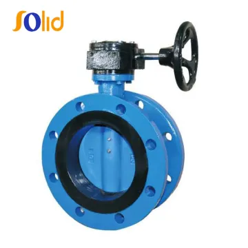 Awwa C504 Ductile Iron Flanged Butterfly Valve