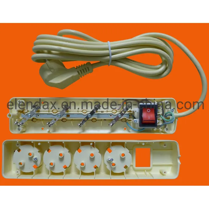 E5005ES Sakelar Kabel Listrik Gaya Eropa 5 Arah