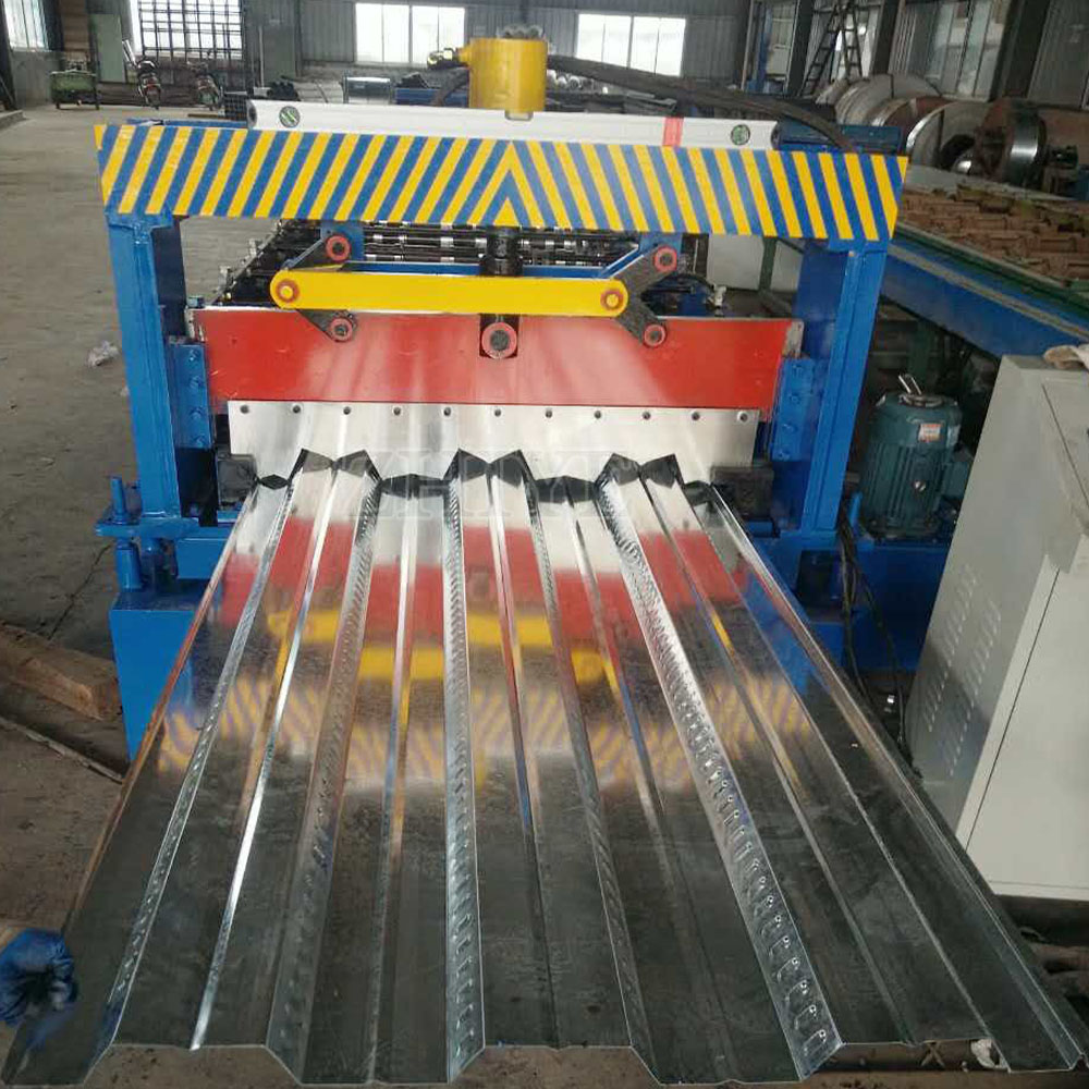 Galvanised Flooring Decking Sheet Roll Forming Machinery 