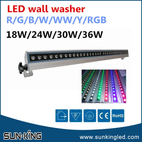 Energy saving super bright 24W led wallwasher light, waterproof IP65 decorative led wall washer light/lamp 24x1W