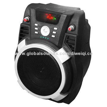 Bluetooth Speaker with USB/SD/FM/Mic, 6.5+1-inch Driver Unit, 40Hz-18kHz Frequency Response
