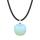 3D Opalite Apple Pendant Necklace for Women Girls