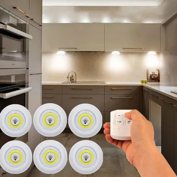 Wholesale Super Bright 3W Wireless Remote Control Dimmable LED Night Lamp for Kitchen and Bedroom