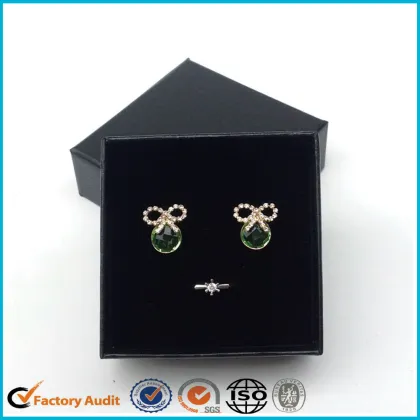 Black Earrings Jewelry Boxes
