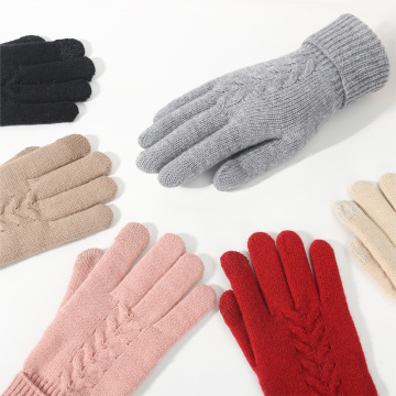 2025 Koreanisch länger gestrickte Kaninchenhandschuhe - dicke warme Winterhandschuhe für Frauen