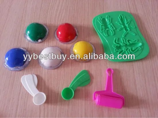 educational toy 2 in 1 silicone rubber dough toy for kids