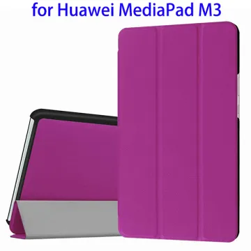 3 Folio PU Leather Tablet Case for Huawei MediaPad M3 Case Cover
