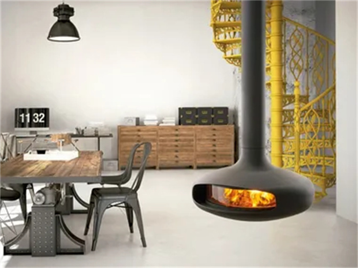 wood electric fireplace