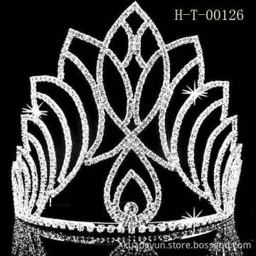 Hot sale tall tiara crown,pageant tiara crown wholesale