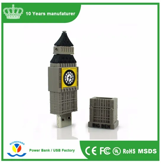 Portable Big Ben Model 8GB Thumb U Disk USB2.0 Flash Memory Stick Pen Drive