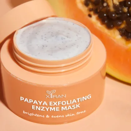 Private Label AHA Glycolic Acid Papaya Enzyme Face Peel Mask