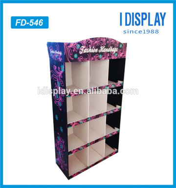 cardboard hanging bag display stand gift bag display stand rack