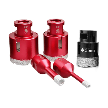 M14 Angle Grinder Accessories: Brazing Hard-Solder, Diamond Core Drill Bits & Hole Saws for Marble, Granite & Concrete (6-100mm)