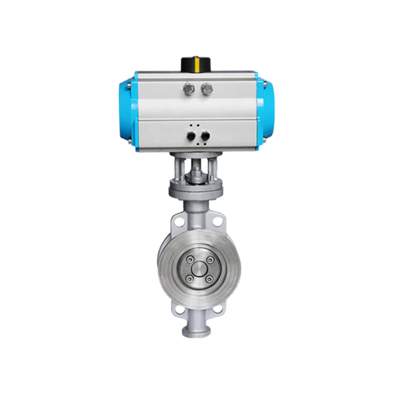 DN50-DN300 Pneumatic butterfly valve with metal seal