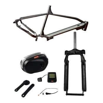 Ebike Part Fit: 1000w 48v Bafang M400/M600/M620/M820 Mid Drive - 120mm Full Suspension MTB Frame