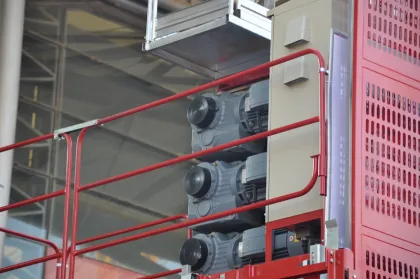 Material hoist construction site construction lift