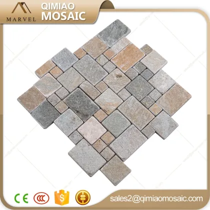 Natural Honed Slate Panel Mosaic Tropicana Floor And Wall Polished Tile