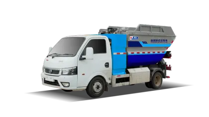 5 cubic meters Electric Hooklift garbage truck
