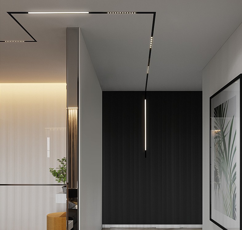 Dimmable Embedded Mounted Magnetic Track Lighting System, High Quality ...