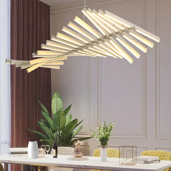 Nordic Minimalist LED Chandelier for Bar Counter and Bedroom