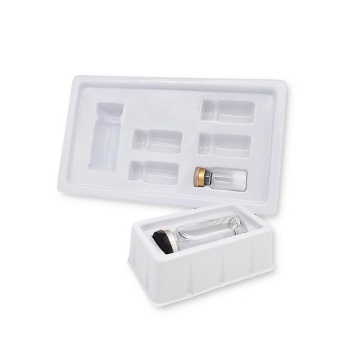 OEM Disposable PET Plastic Blister Tray Vial Packaging