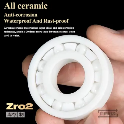 Full Zirconia Ceramic 61809 Ball Bearings - 61809CE Deep Groove Balls Bearing 61809-2RS