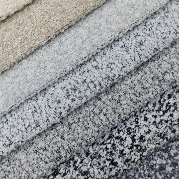 Tissu boucle à texture riche pour la maison