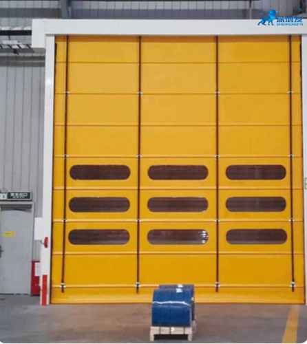 Porta de empilhamento de alta velocidade à prova de poeira