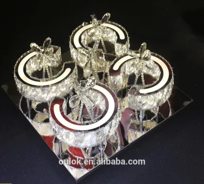 beautiful design of led ceiling light, led crystal light, crystal ceiling light