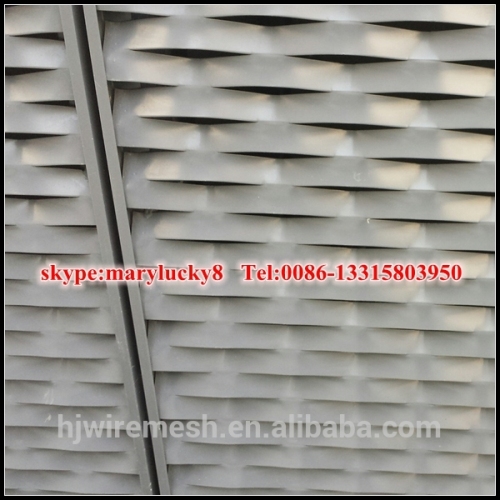 Aluminum facade expanded mesh/exterior expanded metal building facade