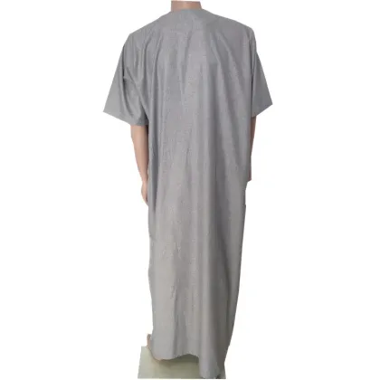 Mens Muslim Clothing Islamic Arab Kaftan Jubba