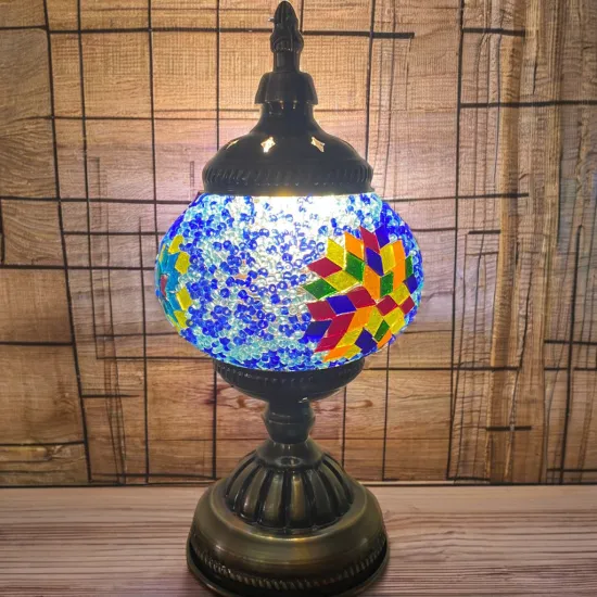 DIY Handcrafted Turkish Glass Mosaic Table Lamps: A Blend of Tradition and Modern Decor