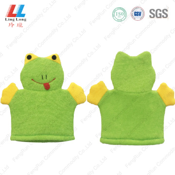 Frog children animal shower bath gloves