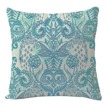 pillow cover sofa checkered texture pillowcase home